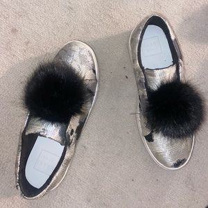 Kaari Blue black and silver sneakers